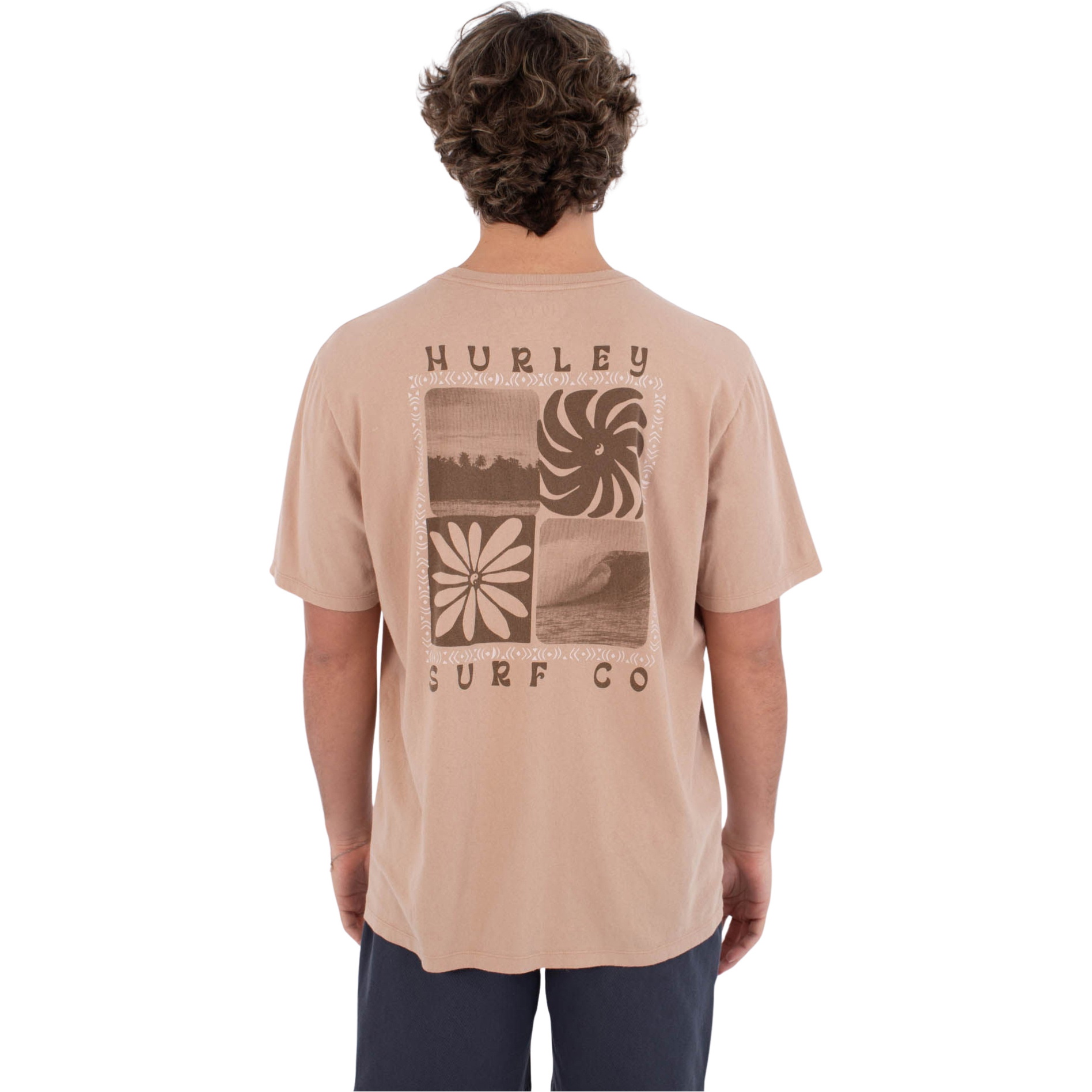 2026 Hurley Heren Cycli Van De Aarde T-Shirt HSP26MMTS08554203 - Bristlecone